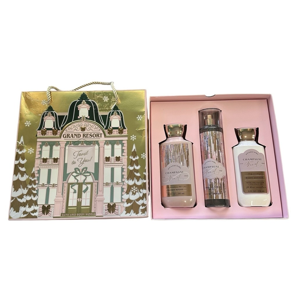 Bath Body Works Champagne Toast Gift Set